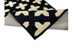 100% wełna gruby dywan z Indii 150x240cm Crosses designerski