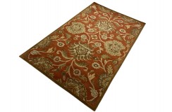 100% wełna gruby dywan z Indii 150x240cm Vintage Oramets designerski