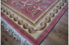 Przepiękny wełniany dywan org. Aubusson Chiny wełna rzeźbiony 180x280