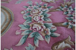 Przepiękny wełniany dywan org. Aubusson Chiny wełna rzeźbiony 180x280