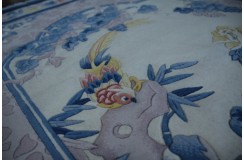 Piękny dywan Aubusson Habei ręcznie tkany z Chin 170c250cm 100% wełna przycinany rzeźbiony rajski ogród