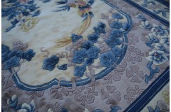 Piękny dywan Aubusson Habei ręcznie tkany z Chin 170c250cm 100% wełna przycinany rzeźbiony rajski ogród