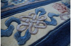 Piękny dywan Aubusson Habei ręcznie tkany z Chin 170c250cm 100% wełna przycinany rzeźbiony rajski ogród