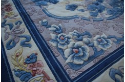 Piękny dywan Aubusson Habei ręcznie tkany z Chin 170c250cm 100% wełna przycinany rzeźbiony rajski ogród