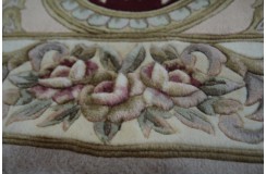 Przepiękny wełniany dywan org. Aubusson Chiny wełna rzeźbiony 170x250