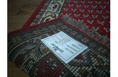 Mir dywan indyjski 100% wełna owcza orientalny czerwony 80x300