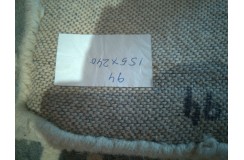 100% Wełna owcza dywan 155x240 ręcznie tkany stonowany INDIE vintage