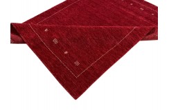 100% wełna gruby dywan handloom z indii czerwony 170x240cm