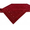 100% wełna gruby dywan handloom z indii czerwony 170x240cm