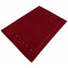 100% wełna gruby dywan handloom z indii czerwony 170x240cm