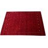 100% wełna gruby dywan handloom z indii czerwony 170x240cm