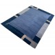 Niebieski 100% wełniany dywan Gabbeh tafting 170x240cm