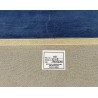 Niebieski 100% wełniany dywan Gabbeh tuftowany 170x240cm 