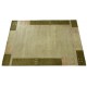 Zielony 100% wełniany dywan Gabbeh tafting 170x240cm