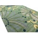 Designerski nowoczesny dywan wełniany Flowers green 245x305cm Indie 2cm gruby