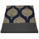 Kolorowy brązowy dywan RUG COLLECTION do salonu design w kwiaty 100% wełna 150x240cm Indie