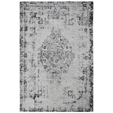 Miękki żakardowy płasko tkany dywan Obsession Milano 572 silver perski wzór vintage 160x230cm loft