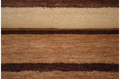 Brazowy 100% wełniany dywan Gabbeh tuftowany 140x200cm 