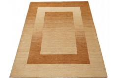 Cieniowany brązowy cieniowany geometryczny 100% wełniany dywan Gabbeh tafting 160x230cm