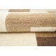 Cieniowany brązowy geometryczny 100% wełniany dywan Gabbeh tafting 160x230cm
