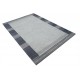 100% welniany dywan Nepal tafting 160x230cm nowoczesny do salonu szary