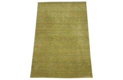 100% wełna dywan zielony gabbeh z indii luksusowy 120x180cm
