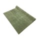 Gładki 100% wełniany dywan Gabbeh Handloom zielony 170x240cm gładki