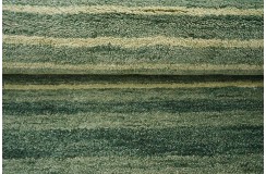 Zielony 100% wełniany dywan Gabbeh tuftowany 140x200cm 