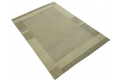 100% welniany ręcznie tkany dywan Nepal Tybet Premium 120x180cm klasyczny beż brąz