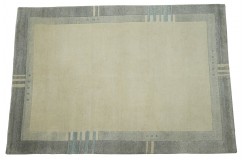 100% welniany ręcznie tkany dywan Nepal Tybet Premium 120x180cm klasyczny beż brąz