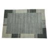 100% welniany ręcznie tkany dywan Nepal Tybet Premium 120x180cm klasyczny szary