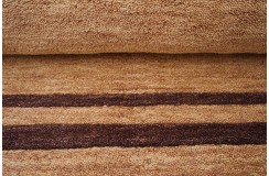 Brazowy 100% wełniany dywan Gabbeh tuftowany 140x200cm 
