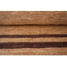 Brazowy 100% wełniany dywan Gabbeh tuftowany 140x200cm 