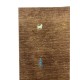 Gładki 100% wełniany dywan Gabbeh Handloom brązowy 150x200cm gładki