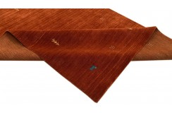 100% wełna gruby dywan handloom z indii terakota 170x240cm