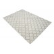 Beżowy dywan marokańska koniczyna 100% wełniany tafting 160x230cm