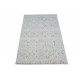 Beżowy dywan żakardowe rozety vintage 100% wełniany tafting 160x230cm