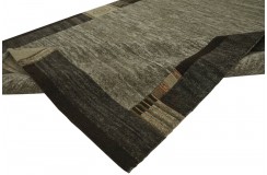 Dywan NEPAL Premium z Indii ręcznie tkany 200x300m wełna brąz szary