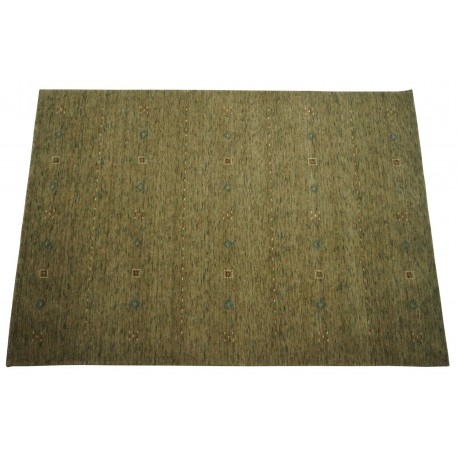 Ekskluzywny dywan Gabbeh Loribaft Indie 170x240cm 100% wełniany kolorowy z deseniem etniczny