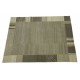100% welniany ręcznie tkany dywan Nepal Premium szary brązowy 140x200cm geometryczny