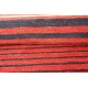 Dywan w pasy czerwony 100% wełna Gabbeh tafting 140x200cm