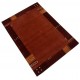 100% welniany dywan Nepal tafting kasztanowy 140x200cm nowoczesny do salonu