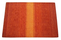 Czerwony 100% wełniany dywan Gabbeh tuftowany 140x200cm 