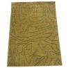 100% wełna gruby dywan handloom lori  z indii zielono-złoty 140x200cm