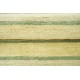 Dywan w pasy zielony 100% wełna Gabbeh tafting 140x200cm