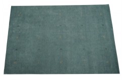 Niebieski ekskluzywny dywan Gabbeh Loribaft Indie 200x300cm 100% wełniany