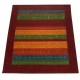 Kolorowy ekskluzywny dywan Gabbeh Loribaft Indie 250x300cm 100% wełniany kolorowy