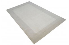 Beżowy 100% wełniany dywan beżowy cieniowany tuftowany 160x230cm 