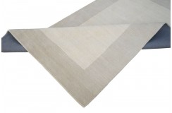 Beżowy 100% wełniany dywan beżowy cieniowany tuftowany 160x230cm 