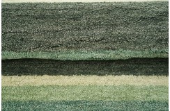 Zielony 100% wełniany dywan Gabbeh tuftowany 140x200cm 